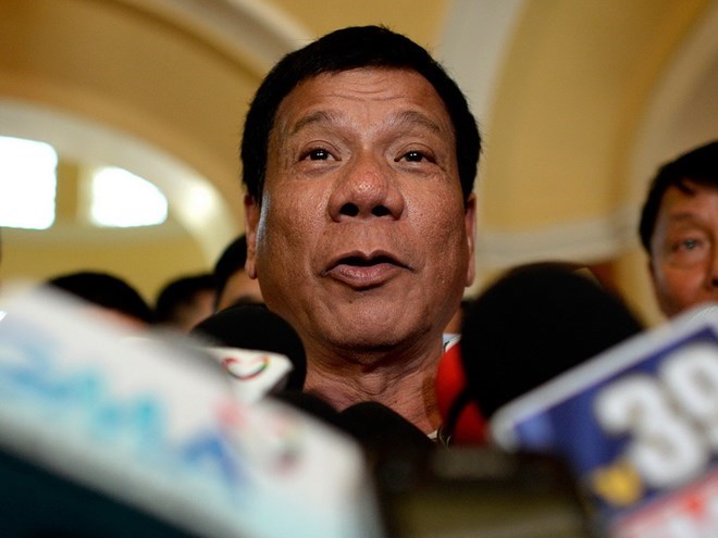 Tổng thống Philippines Rodrigo Duterte. (Nguồn: independent.co.uk)