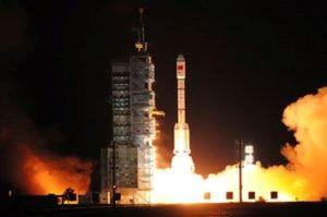 China's second experimental space laboratory lifts off from the launch pad in Jiuquan, Gansu province, China, September 15, 2016.