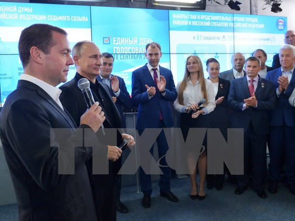 Đảng của Tổng thống Putin giành được đa số tại Quốc hội Nga