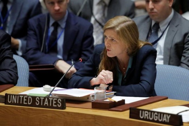 Đại sứ Mỹ tại Liên hợp quốc Samantha Power. (Nguồn: Reuters)