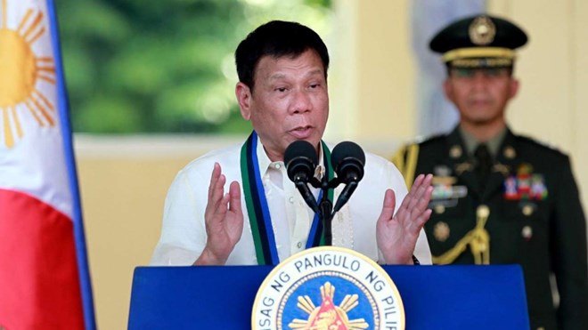 Tổng thống Duterte cáo buộc Mỹ "làm suy yếu" kinh tế Philippines