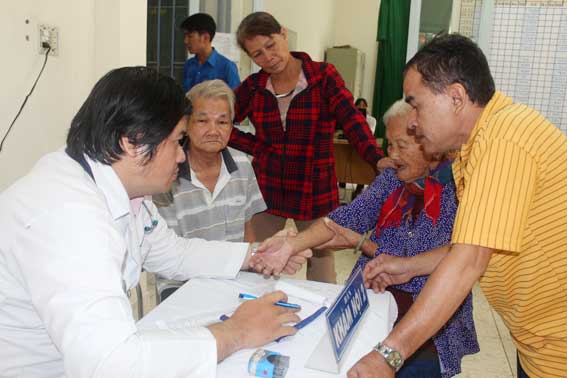 600 elderly people get free healthcare
