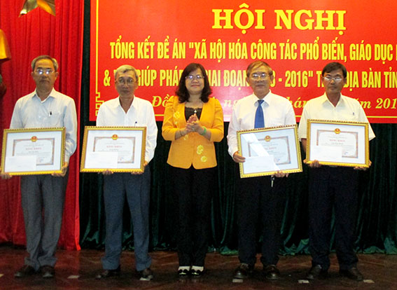 Providing legal aids to nearly 14,000 needy people