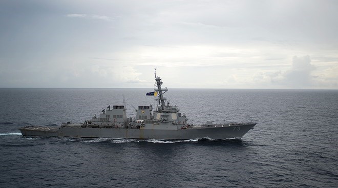 The US’s USS Decatur navy destroyer