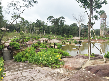 Một góc Safari Phú Quốc với cảnh quan thơ mộng. Ảnh: T.THÚY