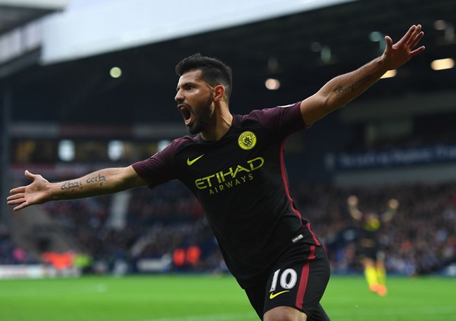 Aguero trở lại "cứu" Manchester City. (Nguồn: Getty Images)