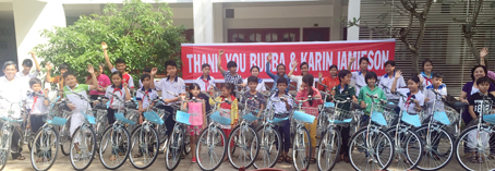 30 bicycles for studious poor students