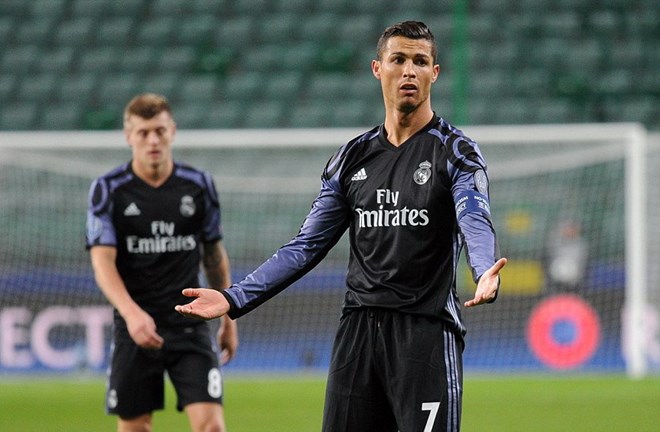 Ronaldo và Real gây thất vọng. (Nguồn: AP)