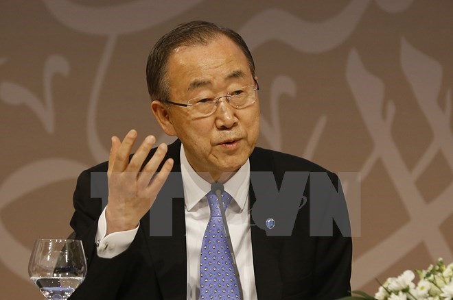 Tổng Thư ký Liên hợp quốc Ban Ki-moon. (Nguồn: AFP/TTXVN)