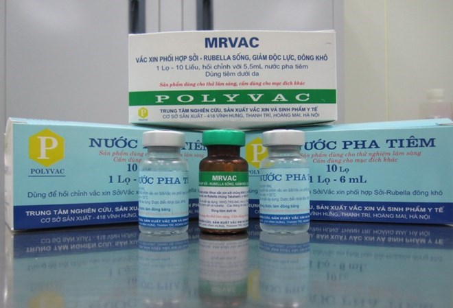 Made-in-Vietnam measles-rubella vaccine 