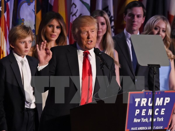 Thêm nhiều nước chúc mừng Tổng thống đắc cử Donald Trump