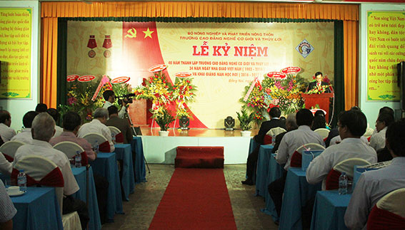 Vocational College of Machinery and Irrigation marks its 40th founding anniversary