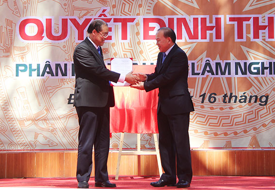 Branch of Forestry University established in Dong Nai