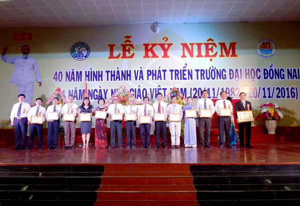 Trường đại học Đồng Nai kỷ niệm 40 năm Ngày thành lập