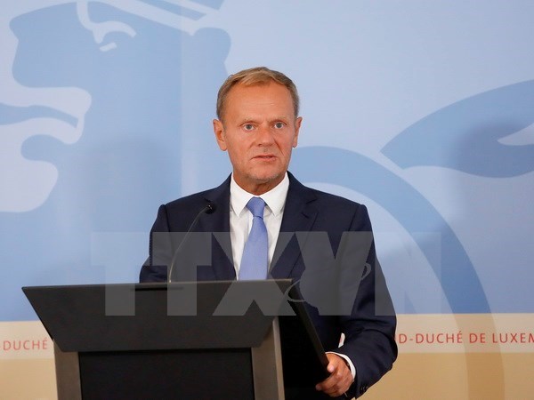 Chủ tịch Hội đồng châu Âu Donald Tusk. (Ảnh: EPA/TTXVN)