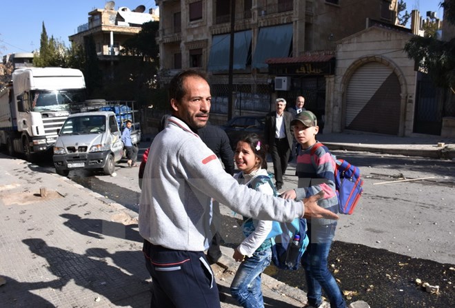 Quân đội Syria yêu cầu phiến quân để dân thường sơ tán khỏi Aleppo