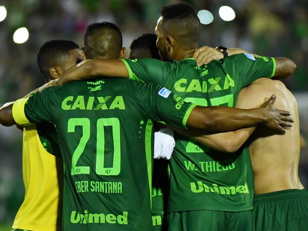 Các cầu thủ của đội bóng Chapecoense Real. (Nguồn: Getty Images)