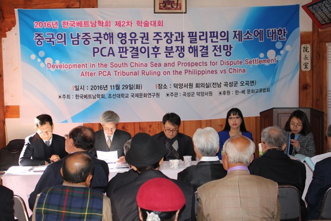 Hội thảo tại Hàn Quốc về Biển Đông sau phán quyết của PCA