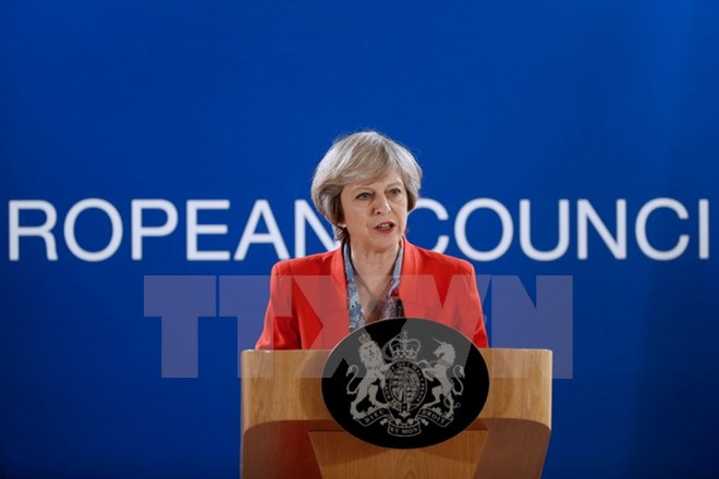 Thủ tướng Anh Theresa May. (Nguồn: EPA/TTXVN)