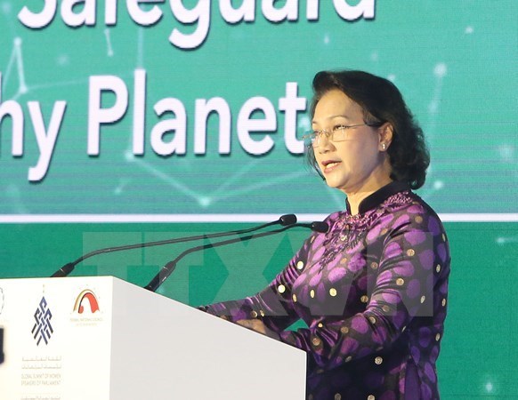 NA leader calls for united efforts to build green world