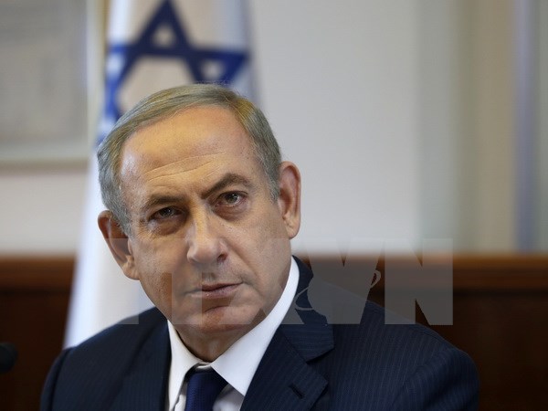 Thủ tướng Israel Benjamin Netanyahu. (Nguồn: AP/TTXVN)