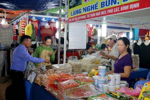 A pavilion at the trade fair (Photo: VNA)