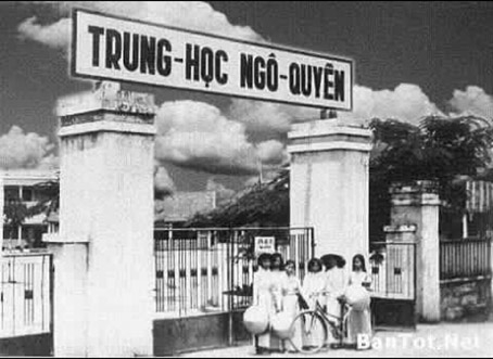 Trường THPT Ngô Quyền trước đây có tên là Trường trung học Ngô Quyền.