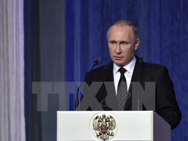 Tổng thống Nga Vladimir Putin. (Nguồn: EPA/TTXVN)