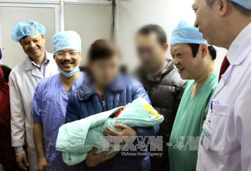 First baby born through surrogacy (Photo: VNA)