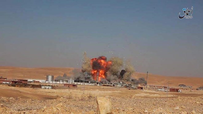 Quân IS phá hủy nhà máy khí tự nhiên quan trọng của Syria