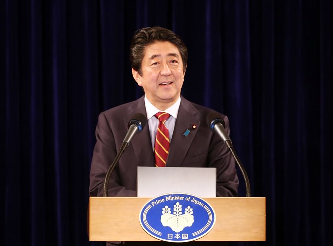 Coverage of Abe's visit to Vietnam in Japanese media