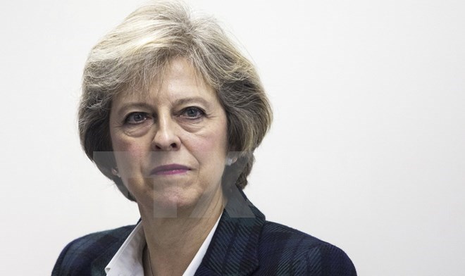 Thủ tướng Anh Theresa May. (Nguồn: AP/TTXVN)