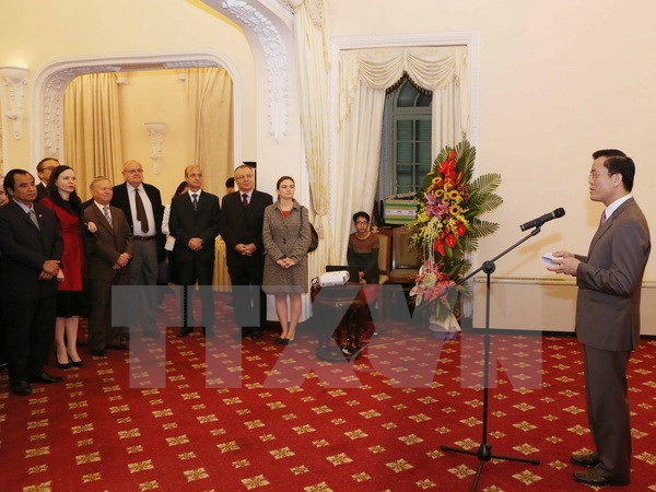 New Year meeting for foreign embassies, foreign news agencies