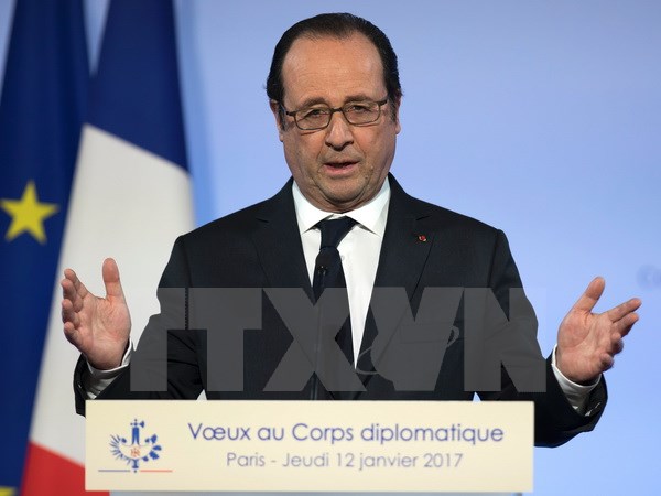 Tổng thống Pháp Francois Hollande. (Ảnh: AFP/TTXVN)