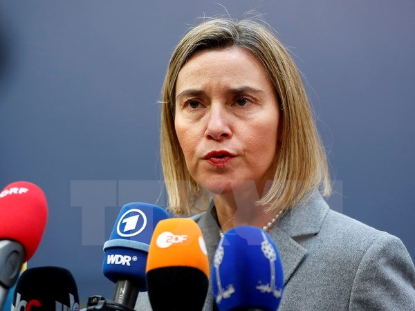 Đại diện cấp cao phụ trách chính sách an ninh và đối ngoại của EU Federica Mogherini. (Nguồn: EPA/TTXVN)