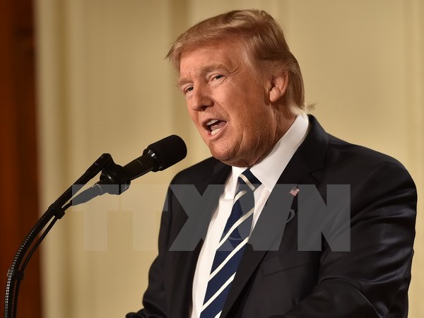 Tổng thống Mỹ Donald Trump. (Nguồn: AFP/TTXVN)