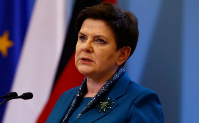 Bà Beata Szydlo phải nhập viện sau tai nạn. (Nguồn: ndtv.com)