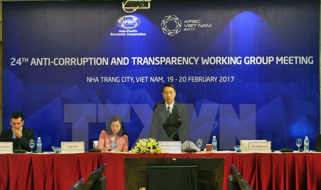 A meeting of the Anti-Corruption and Transparency Working Group