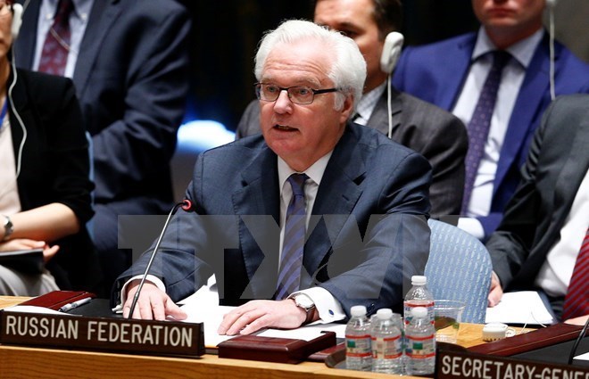 Đại sứ Nga tại Liên hợp quốc Vitaly Churkin. (Nguồn: EPA/TTXVN)