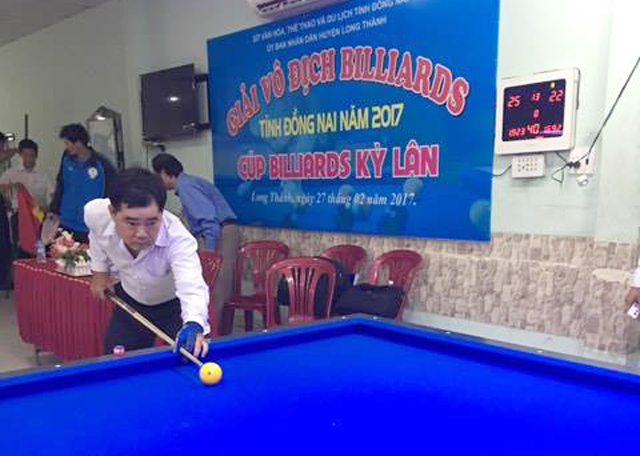 Giải vô địch billiards tỉnh: Thanh Hải, Quốc Thanh vô địch carom 1 băng và 3 băng