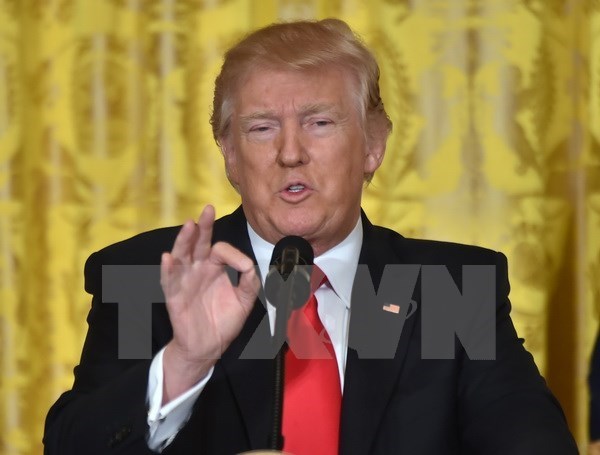 Tổng thống Mỹ Donald Trump. (Nguồn: AFP/TTXVN)