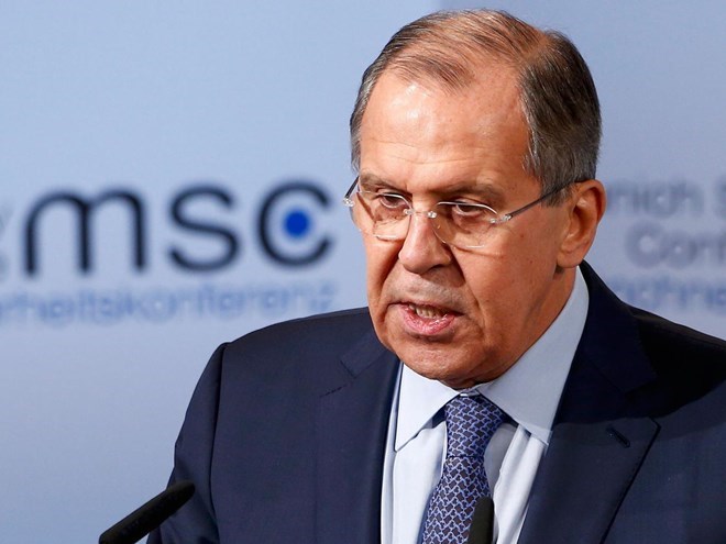 Ngoại trưởng Nga Sergei Lavrov. (Nguồn: Reuters)