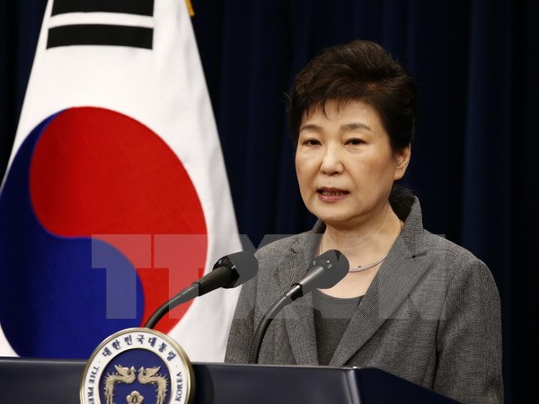 Tổng thống Hàn Quốc Park Geun-hye. (Nguồn: AFP/TTXVN)