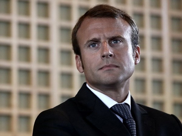 Ứng cử viên trung dung Emmanuel Macron. (Nguồn: Getty Images)