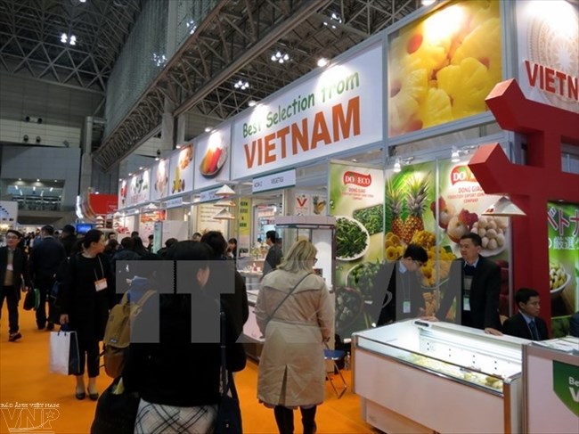 Vietnamese booth in the fair (Source: VNA)