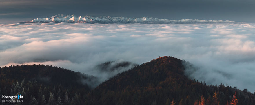 Early morning in the mountains