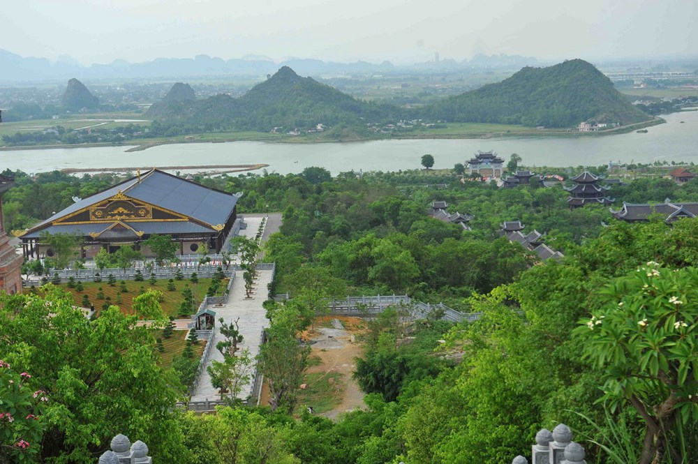 Bai Dinh pagoda covers 539 ha in the Trang An complex