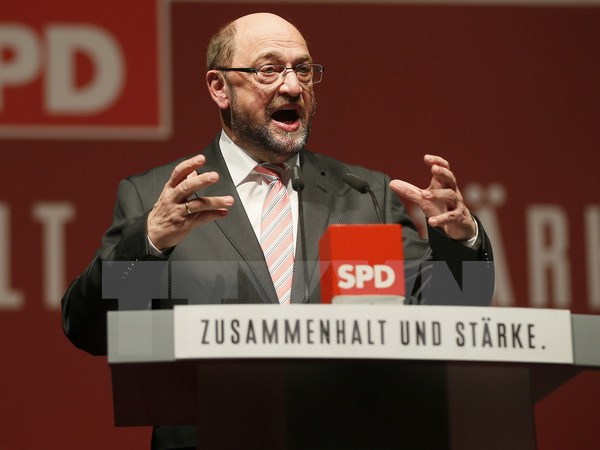 Đảng SPD chọn ông Martin Schulz đua ghế Thủ tướng Đức với bà Merkel