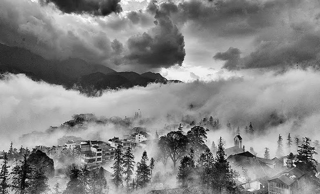 View of Sapa Stone Church