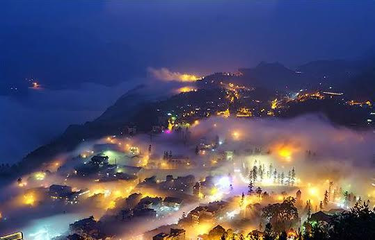 Sapa at night